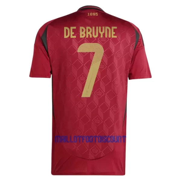 Maillot De Foot Belgique Kevin De Bruyne 7 Domicile Euro 2024