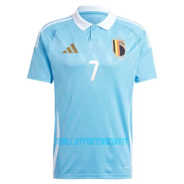 Maillot De Foot Belgique Kevin De Bruyne 7 Extérieur Euro 2024