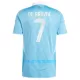 Maillot De Foot Belgique Kevin De Bruyne 7 Extérieur Euro 2024