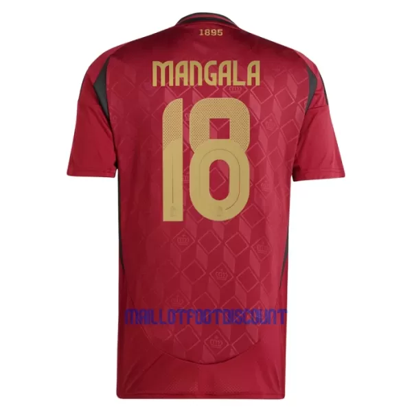 Maillot De Foot Belgique Mangala 18 Domicile Euro 2024