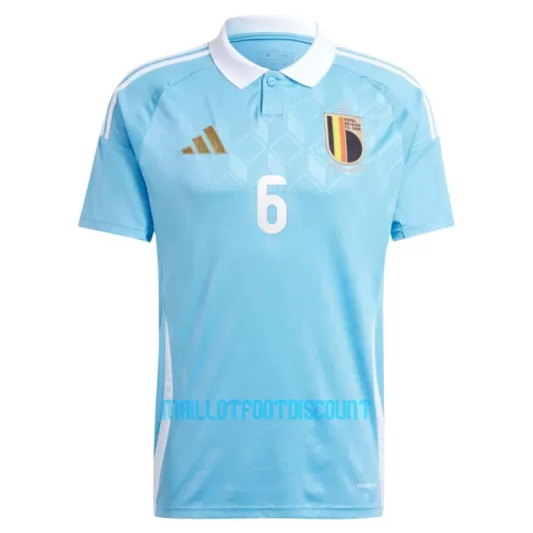 Maillot De Foot Belgique Onana 6 Extérieur Euro 2024