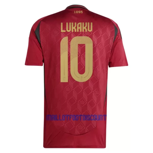 Maillot De Foot Belgique Romelu Lukaku 10 Domicile Euro 2024