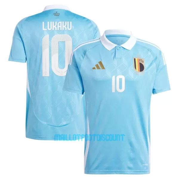 Maillot De Foot Belgique Romelu Lukaku 10 Extérieur Euro 2024