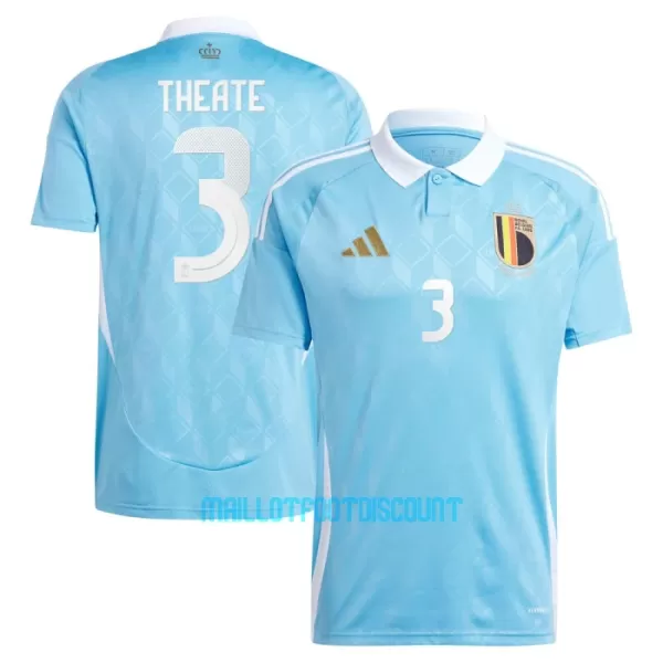 Maillot De Foot Belgique Theate 3 Extérieur Euro 2024