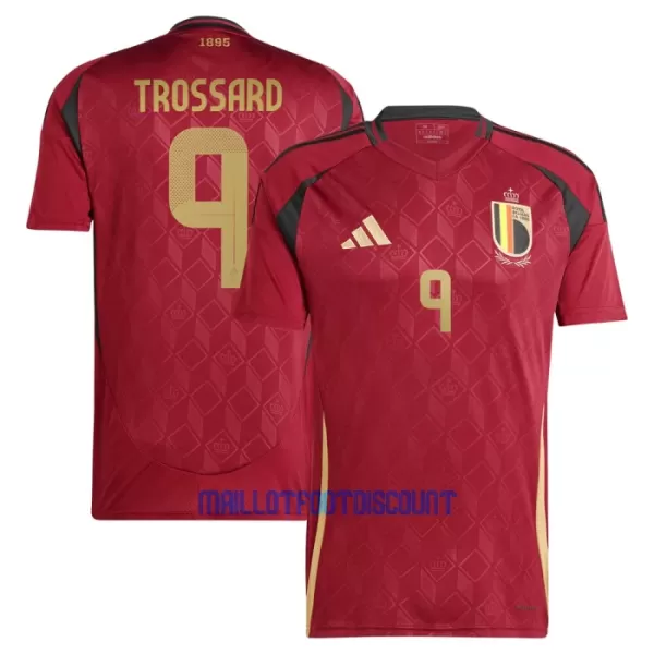 Maillot De Foot Belgique Trossard 9 Domicile Euro 2024