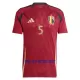 Maillot De Foot Belgique Vertonghen 5 Domicile Euro 2024