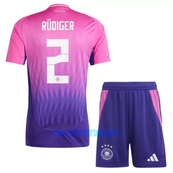 Kit De Football Allemagne Antonio Rüdiger 2 Enfant Extérieur Euro 2024