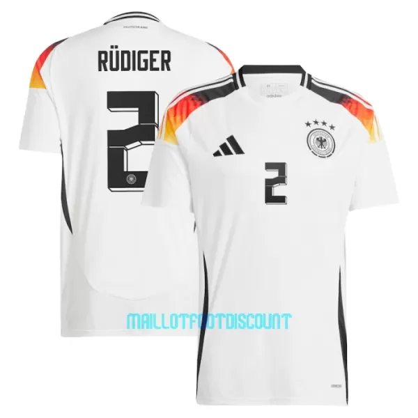 Maillot De Foot Allemagne Antonio Rüdiger 2 Domicile Euro 2024