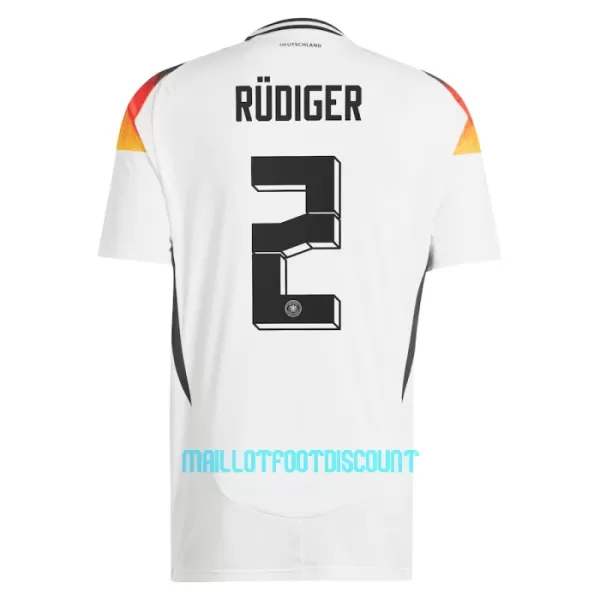 Maillot De Foot Allemagne Antonio Rüdiger 2 Domicile Euro 2024