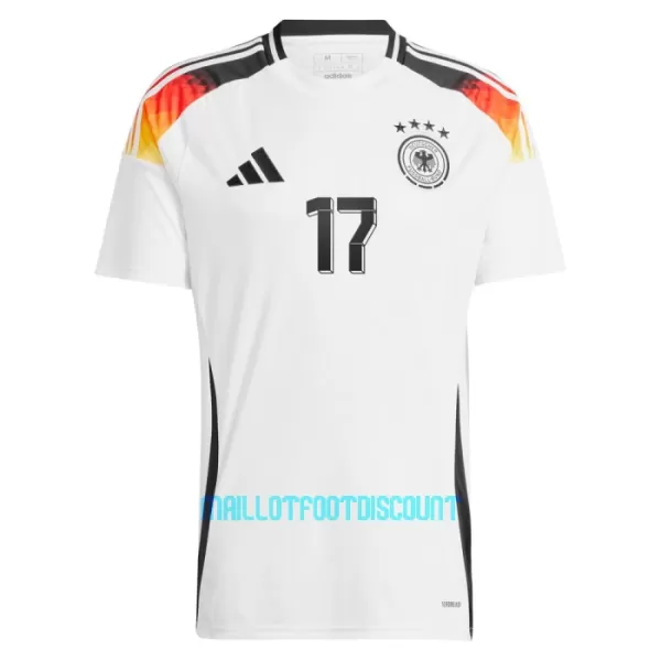 Maillot De Foot Allemagne Florian Wirtz 17 Domicile Euro 2024