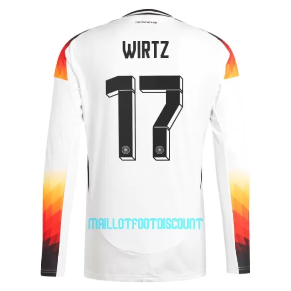 Maillot De Foot Allemagne Florian Wirtz 17 Domicile Euro 2024 Manches Longues