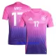 Maillot De Foot Allemagne Florian Wirtz 17 Extérieur Euro 2024