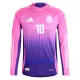 Maillot De Foot Allemagne Jamal Musiala 10 Extérieur Euro 2024 Manches Longues