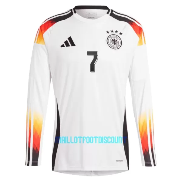 Maillot De Foot Allemagne Kai Havertz 7 Domicile Euro 2024 Manches Longues