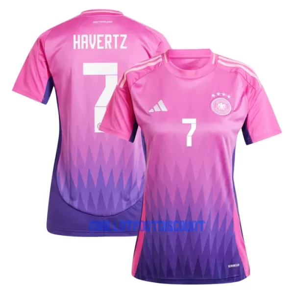 Maillot De Foot Allemagne Kai Havertz 7 Femme Extérieur Euro 2024