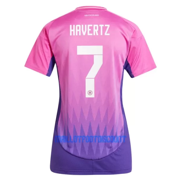 Maillot De Foot Allemagne Kai Havertz 7 Femme Extérieur Euro 2024