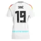 Maillot De Foot Allemagne Leroy Sané 19 Femme Domicile Euro 2024