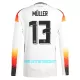 Maillot De Foot Allemagne Thomas Müller 13 Domicile Euro 2024 Manches Longues