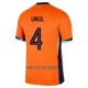 Kit De Football Pays-Bas Virgil van Dijk 4 Enfant Domicile Euro 2024