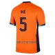 Maillot De Foot Pays-Bas Ake 5 Domicile Euro 2024