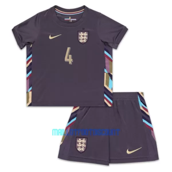 Kit De Football Angleterre Declan Rice 4 Enfant Extérieur Euro 2024