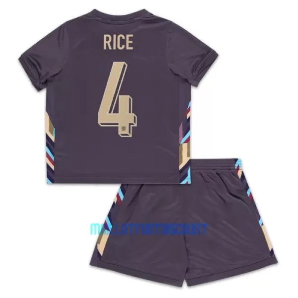 Kit De Football Angleterre Declan Rice 4 Enfant Extérieur Euro 2024