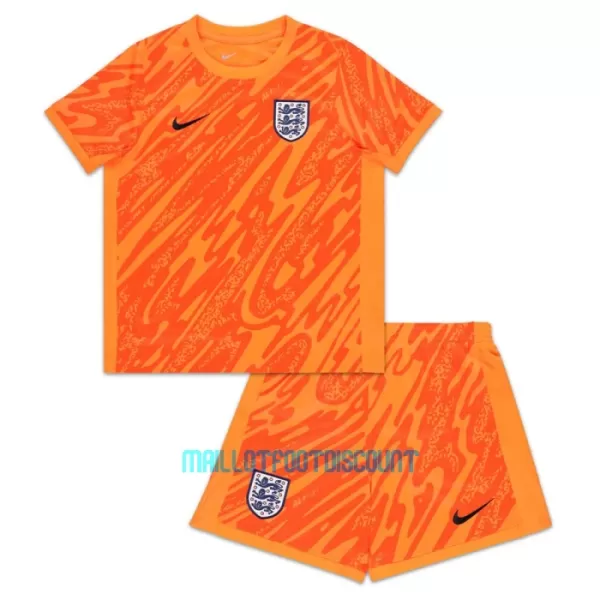 Kit De Football Gardien Angleterre Enfant Euro 2024 Orange