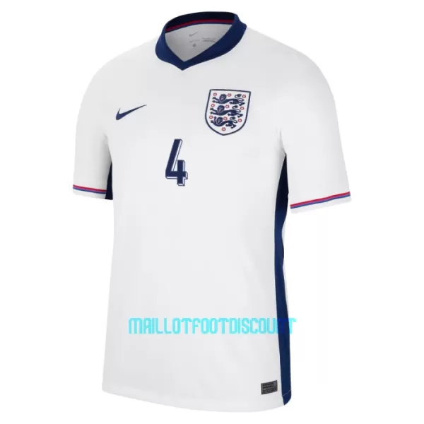 Maillot De Foot Angleterre Declan Rice 4 Domicile Euro 2024