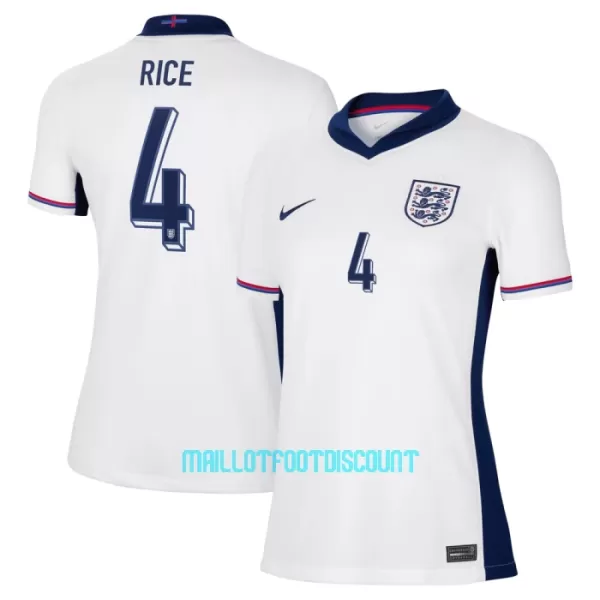 Maillot De Foot Angleterre Declan Rice 4 Femme Domicile Euro 2024