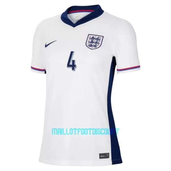 Maillot De Foot Angleterre Declan Rice 4 Femme Domicile Euro 2024