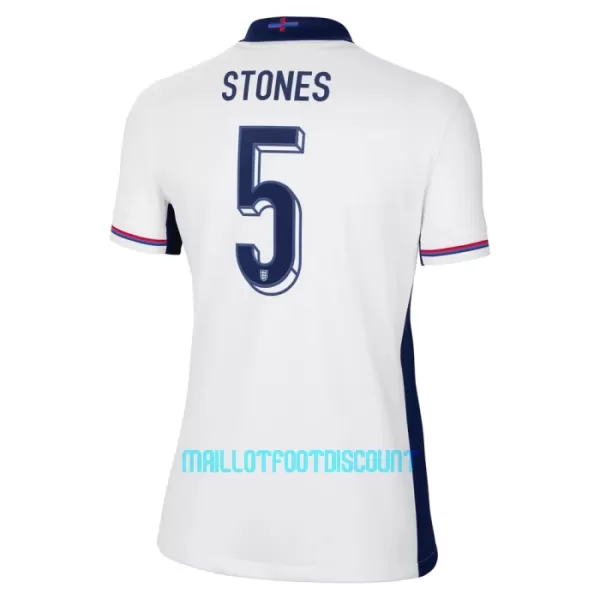 Maillot De Foot Angleterre John Stones 5 Femme Domicile Euro 2024