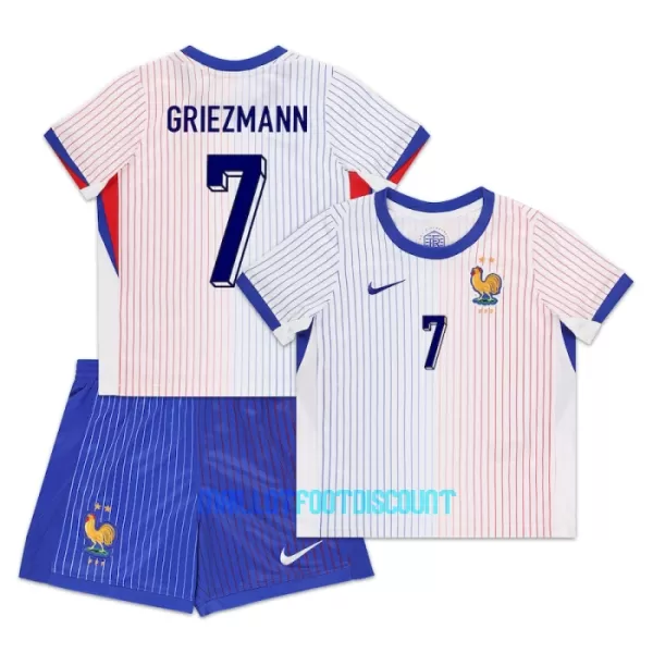 Kit De Football France Antoine Griezmann 7 Enfant Extérieur Euro 2024