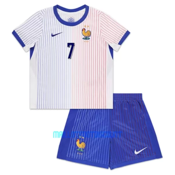 Kit De Football France Antoine Griezmann 7 Enfant Extérieur Euro 2024