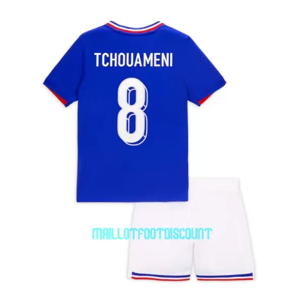 Kit De Football France Aurélien Tchouaméni 8 Enfant Domicile Euro 2024