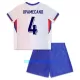 Kit De Football France Dayot Upamecano 4 Enfant Extérieur Euro 2024