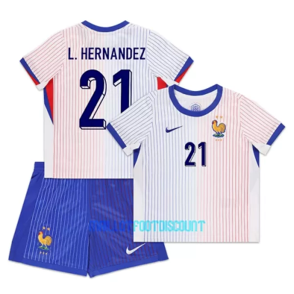 Kit De Football France L. Hernandez 21 Enfant Extérieur Euro 2024