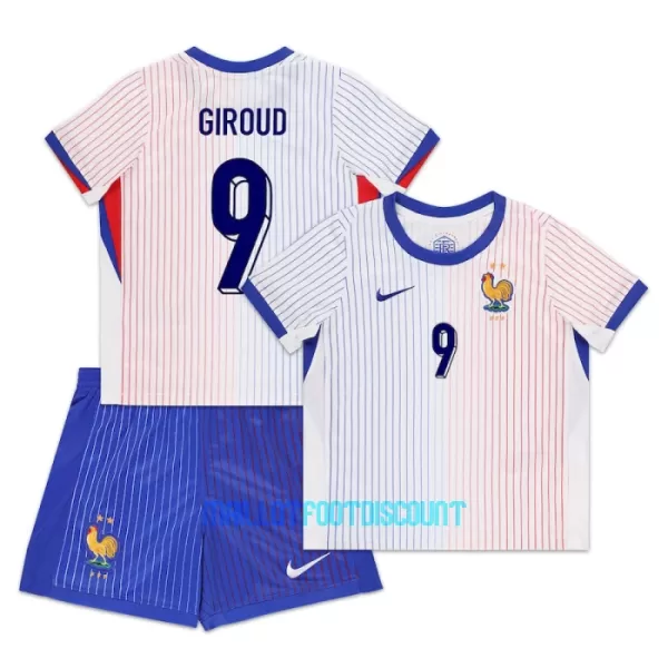 Kit De Football France Olivier Giroud 9 Enfant Extérieur Euro 2024