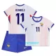 Kit De Football France Ousmane Dembélé 11 Enfant Extérieur Euro 2024