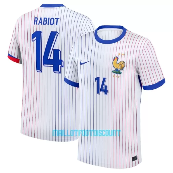 Maillot De Foot France Adrien Rabiot 14 Extérieur Euro 2024