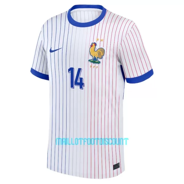 Maillot De Foot France Adrien Rabiot 14 Extérieur Euro 2024