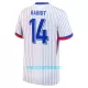 Maillot De Foot France Adrien Rabiot 14 Extérieur Euro 2024