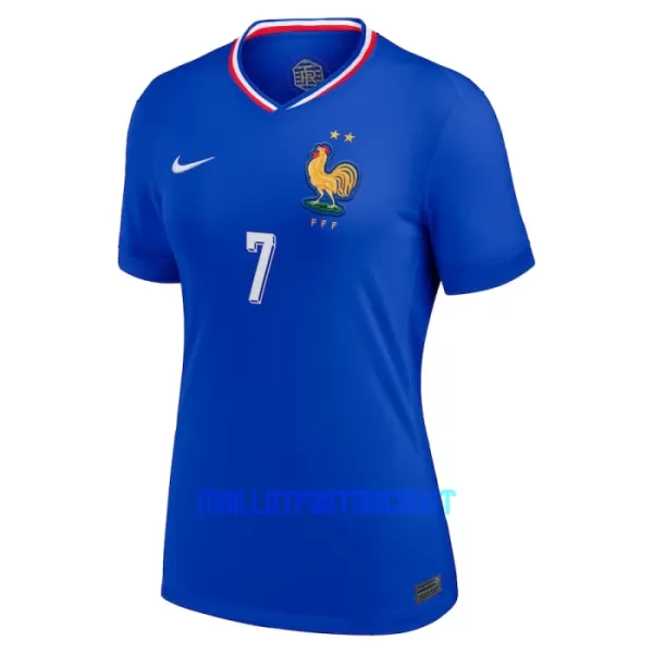 Maillot De Foot France Antoine Griezmann 7 Femme Domicile Euro 2024