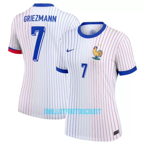 Maillot De Foot France Antoine Griezmann 7 Femme Extérieur Euro 2024