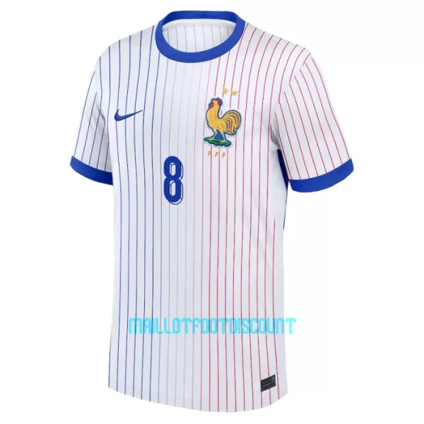 Maillot De Foot France Aurélien Tchouaméni 8 Extérieur Euro 2024