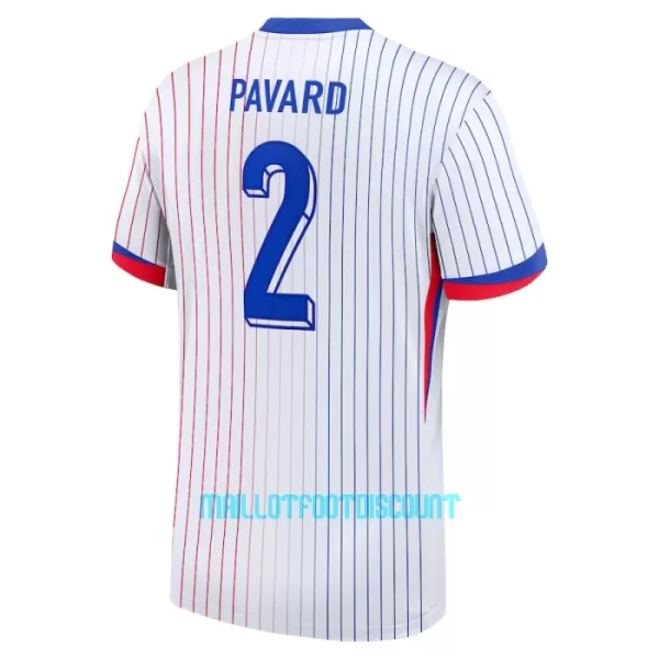 Maillot De Foot France Benjamin Pavard 2 Extérieur Euro 2024