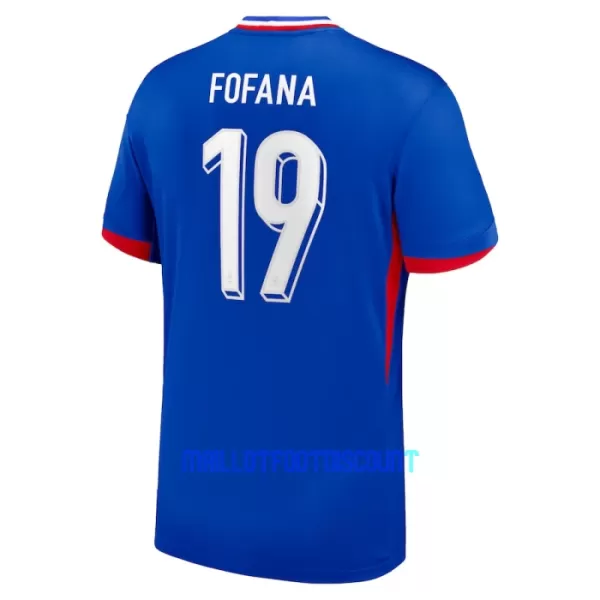 Maillot De Foot France Fofana 19 Domicile Euro 2024