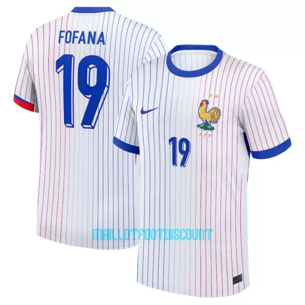 Maillot De Foot France Fofana 19 Extérieur Euro 2024