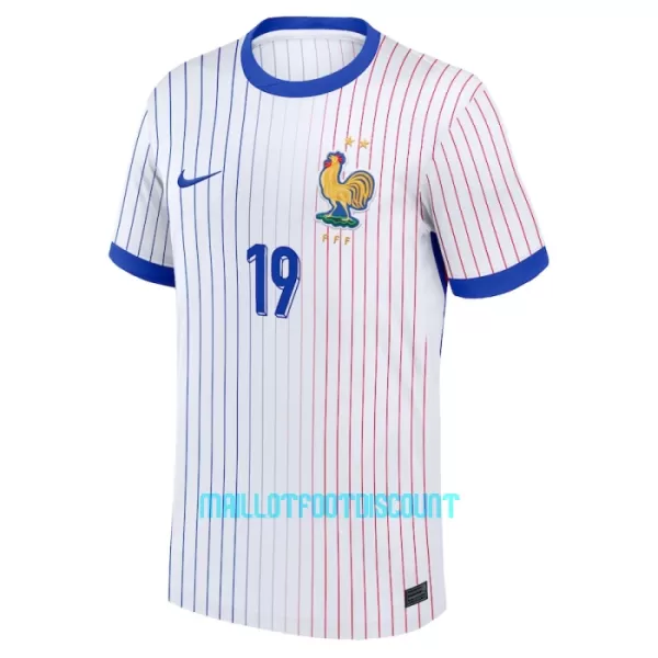 Maillot De Foot France Fofana 19 Extérieur Euro 2024