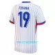 Maillot De Foot France Fofana 19 Extérieur Euro 2024