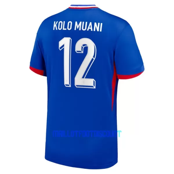 Maillot De Foot France Kolo Muani 12 Domicile Euro 2024